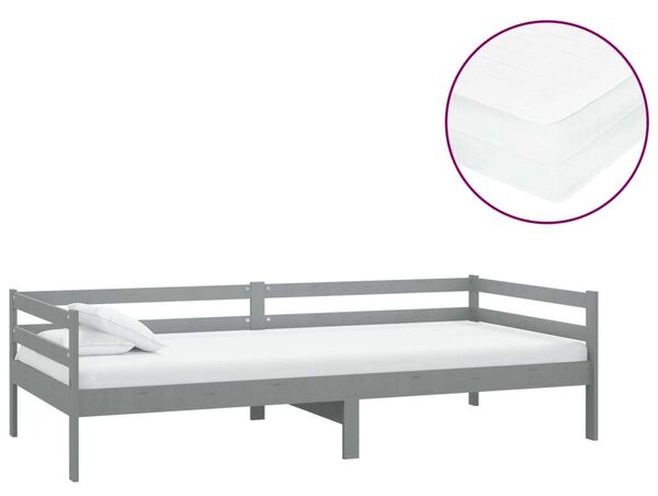 VidaXL Kanapéágy - Tömör Fenyőfa - 90x200 cm