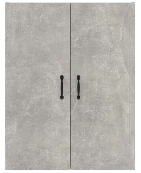 VidaXL betonszürke szerelt fa függőszekrény 69,5 x 34 x 90 cm