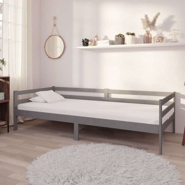 VidaXL Kanapéágy - Tömör Fenyőfa - 90x200 cm