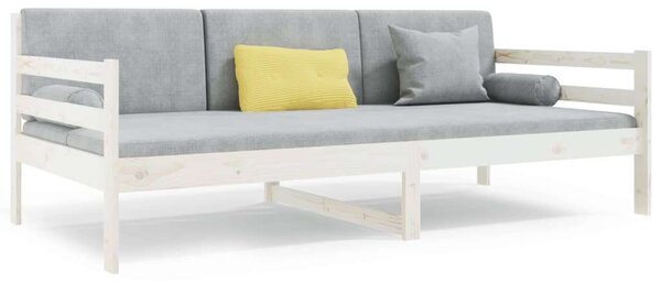 VidaXL fehér tömör fenyőfa kanapéágy 90 x 190 cm