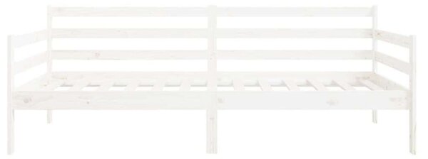 VidaXL fehér tömör fenyőfa kanapéágy 90 x 190 cm