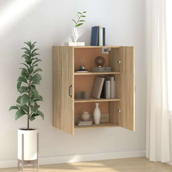 VidaXL sonoma tölgy színű szerelt fa függőszekrény 69,5 x 34 x 90 cm