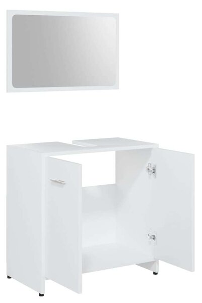 VidaXL Fürdőszoba Bútorszett - 4 részes - Fehér