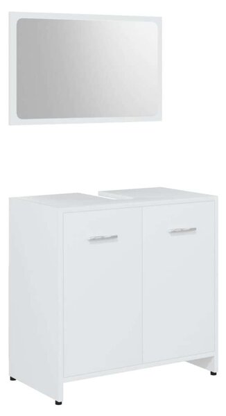VidaXL Fürdőszoba Bútorszett - 4 részes - Fehér