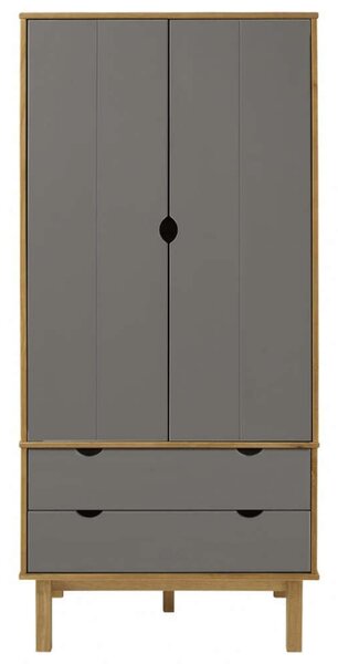 Vidaxl Ottava Gardrób - Fenyőfa - 76,5x53x172 cm