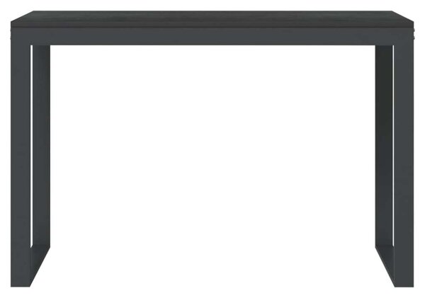 VidaXL fekete forgácslap számítógépasztal 110 x 60 x 73 cm