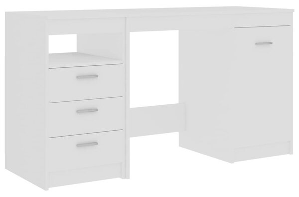 VidaXL Fehér Íróasztal - 140x50x76 cm