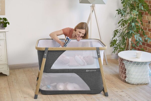 Kinderkraft Sofi 4in1 Gyerekágy - barna-szürke