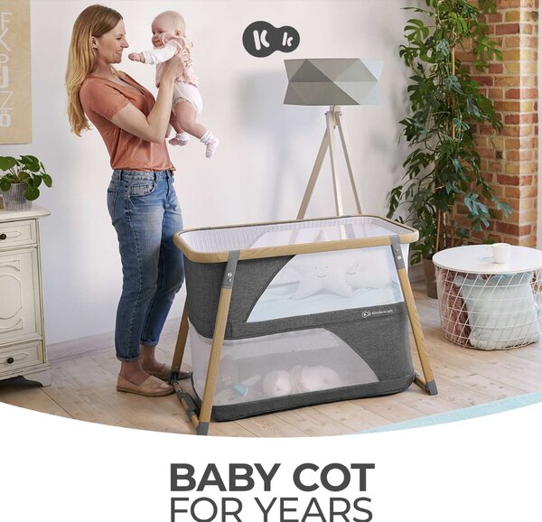 Kinderkraft Sofi 4in1 Gyerekágy - barna-szürke