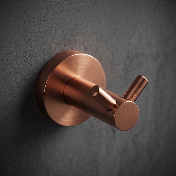 Fürdőszoba fogas 5605 Leo Brush Copper