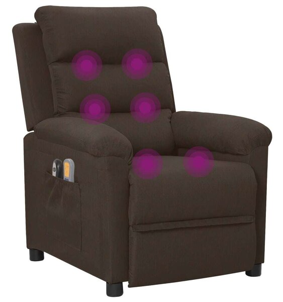 VidaXL Elektromos Masszázsfotel - Sötétbarna