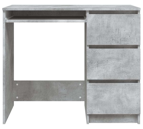 VidaXL Íróasztal - Betonszürke - 90x45x76 cm