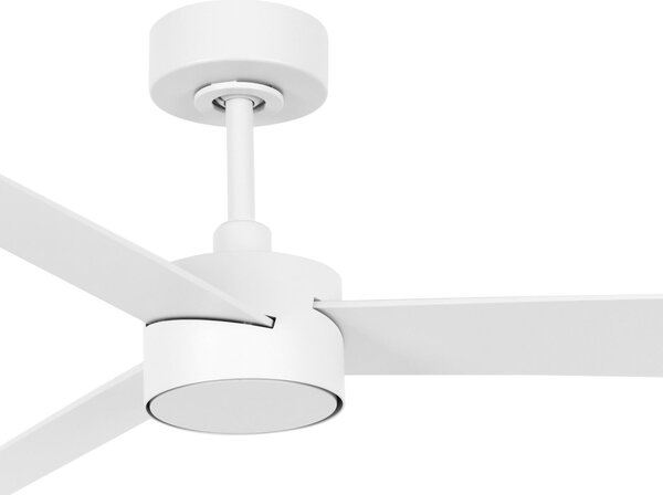 Climate IV mennyezeti ventilátor világítással, fehér, csendes – Beacon Beacon Lighting, Climate IV, dimmable, Fehér, Nappali, Műanyag, Modern
