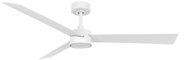 Climate IV mennyezeti ventilátor világítással, fehér, csendes – Beacon Beacon Lighting, Climate IV, dimmable, Fehér, Nappali, Műanyag, Modern