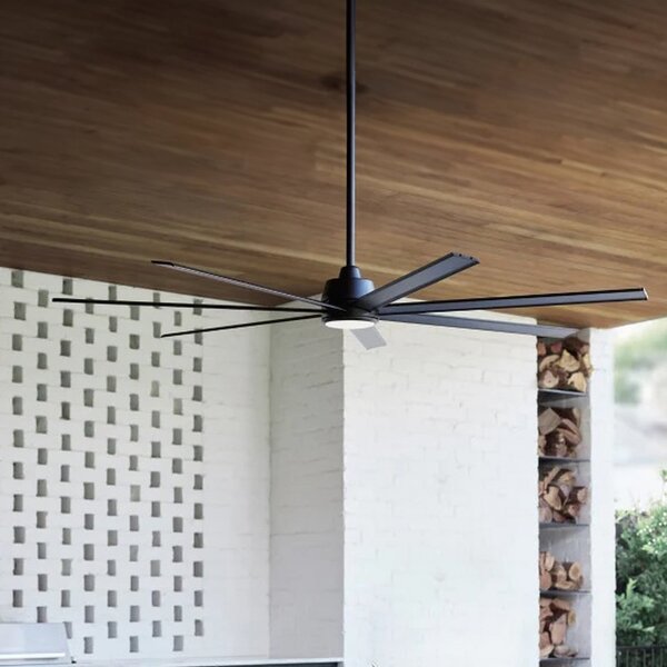 Atlanta mennyezeti ventilátor világítással, fekete, DC-meghajtású, csendes – Beacon Lighting, Atlanta, dimmable, Fekete, Nappali, Alumínium, Modern