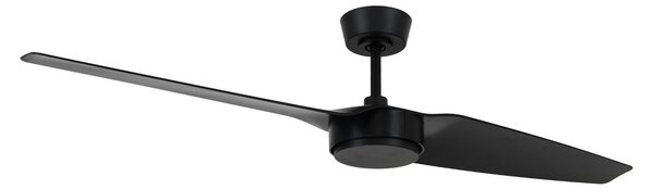 Condor mennyezeti ventilátor, fekete, DC, csendes, Ø 137 cm – Beacon Beacon Lighting, Condor, Fekete, Nappali, Műanyag, Modern