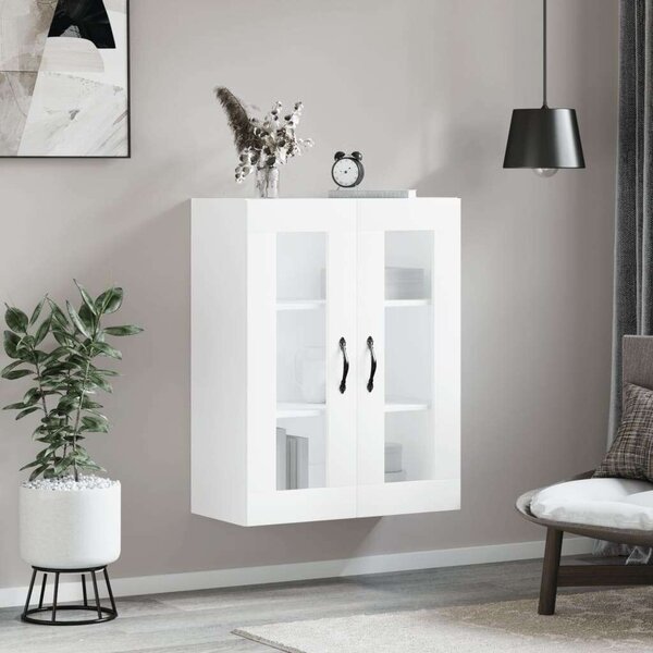 VidaXL fehér szerelt fa fali szekrény 69,5 x 34 x 90 cm