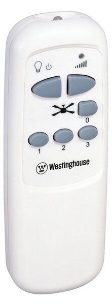 Barnett mennyezeti ventilátor világítással, fehér – Westinghouse Westinghouse, Barnett, Fehér, Nappali, Fa, Vidéki otthon / Rusztikus