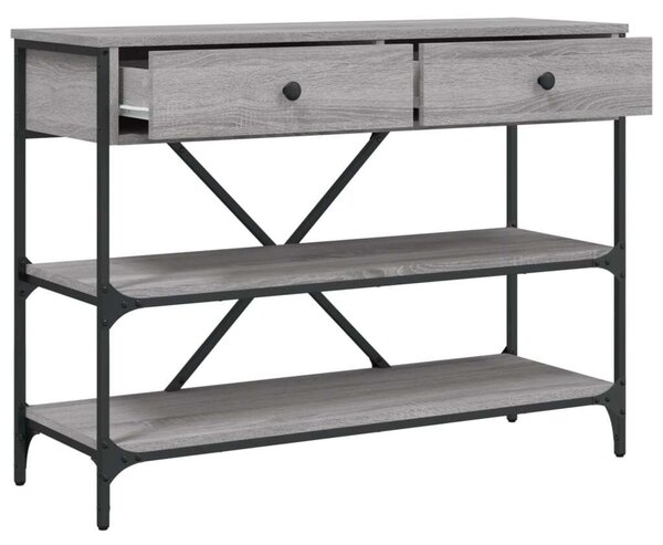 Modern Tálalóasztal - Szürke Sonoma - 100cm