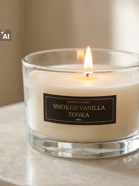 Sinsay - Illatgyertya Smoked Vanilla Tonka - fekete
