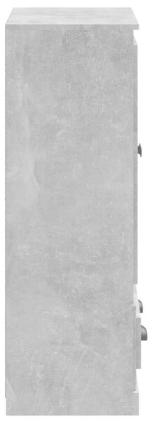 VidaXL betonszürke szerelt fa magasszekrény 60x35,5x103,5 cm