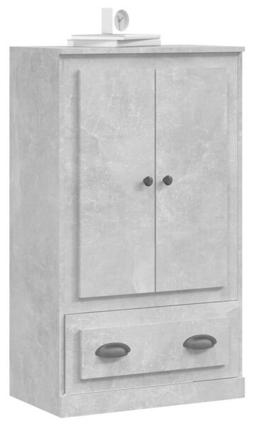 VidaXL betonszürke szerelt fa magasszekrény 60x35,5x103,5 cm