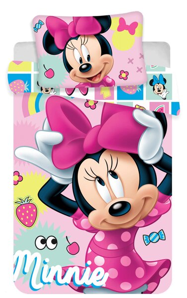 Minnie egér ovis ágynemű (szivárvány)