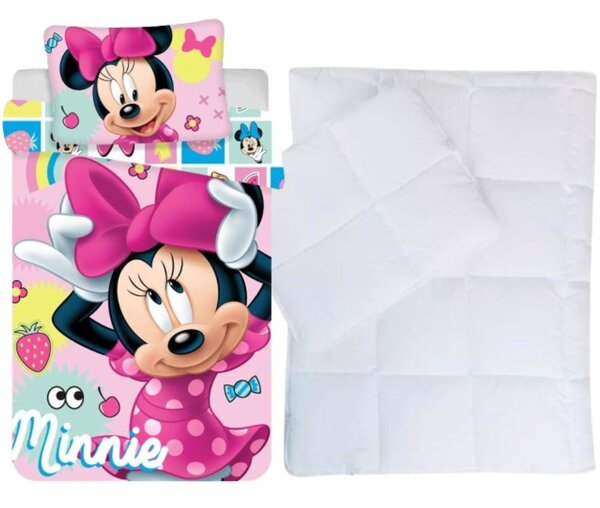 Minnie egér ovis ágynemű szett (szivárvány)