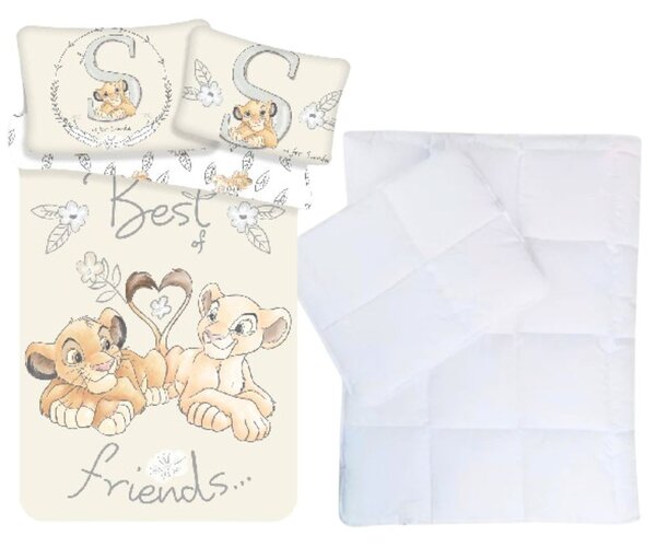 Oroszlánkirály ovis ágynemű szett (Best friends)
