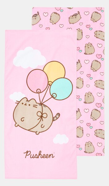Sinsay - Pamut fürdőlepedő Pusheen the Cat - rózsaszín