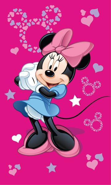 Minnie egér kéztörlő (stars)
