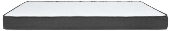 VidaXL sötétszürke rugós szövetágy 120 x 200 cm