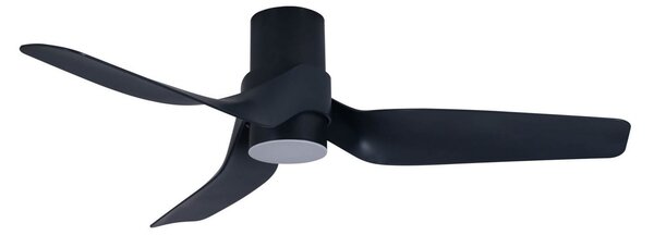 Nautica mennyezeti ventilátor világítással, fekete, csendes – Beacon Beacon Lighting, Nautica, dimmable, Fekete, Nappali, Műanyag, Modern