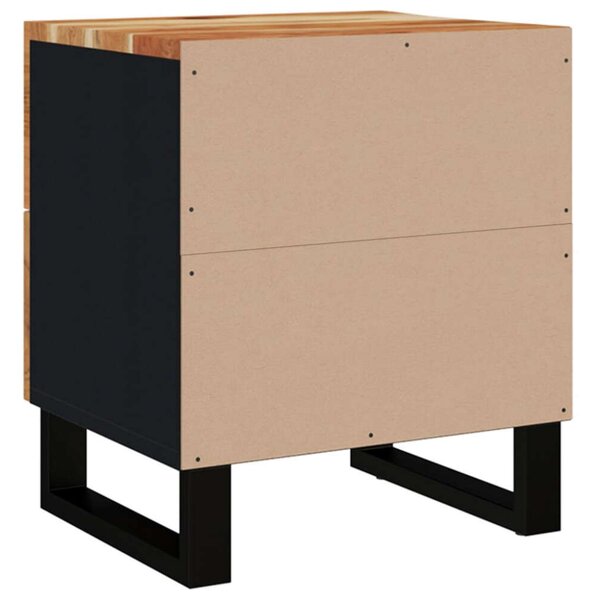VidaXL Akácfa Éjjeliszekrény Pár - 2 db - 40x33x46 cm