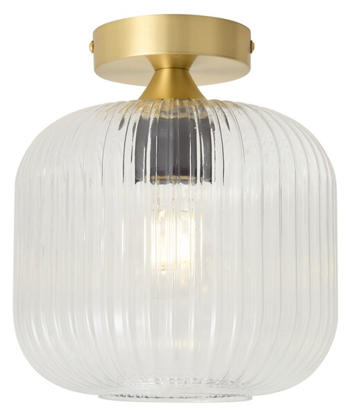 Art Deco mennyezeti lámpa rézből - Karel