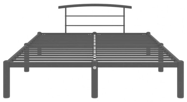 VidaXL Fém Ágykeret - Fekete - 140x200 cm