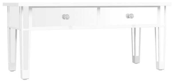 Vidaxl Dohányzóasztal - Tükör - 2 Fiók - 106cm