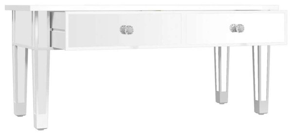 Vidaxl Dohányzóasztal - Tükör - 2 Fiók - 106cm
