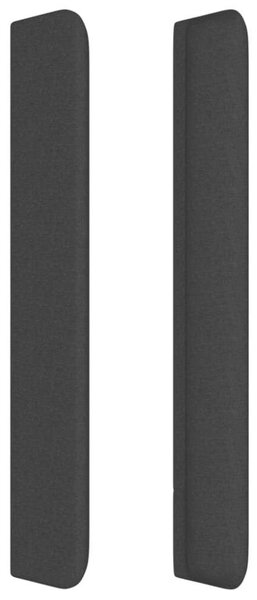VidaXL Fejtámla Szövet - Fekete - 93x16x118/128 cm