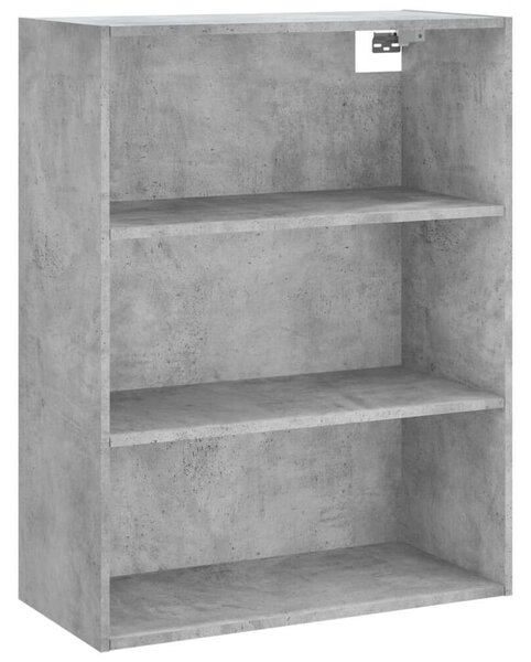 VidaXL Magasszekrény - Betonszürke - 69,5x34x180 cm