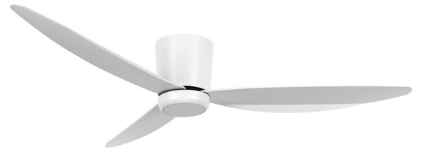 Array mennyezeti ventilátor világítással, fehér, 137 cm, csendes – Beacon Beacon Lighting, Array, dimmable, Fehér, Nappali, Műanyag, Modern