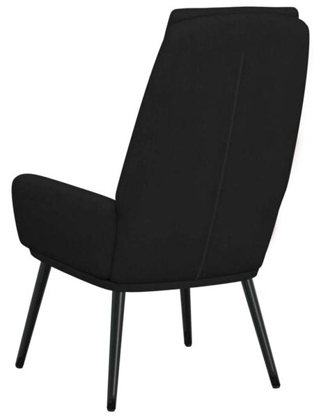 VidaXL Fekete Szövet Pihenőfotel - 70x77x98 cm