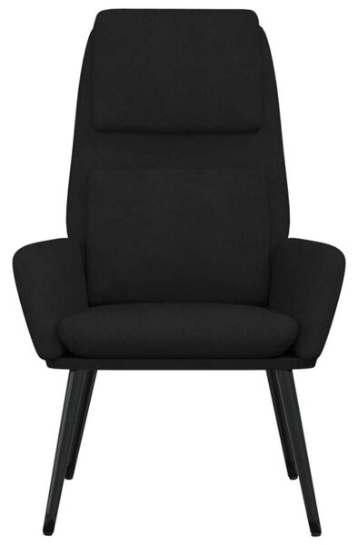 VidaXL Fekete Szövet Pihenőfotel - 70x77x98 cm