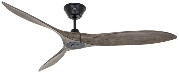 Eco Airscrew mennyezeti ventilátor, 152 cm, fekete, fa – CasaFan CasaFan, Eco Airscrew, Fa, Nappali, Fa, Modern