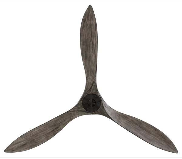 Eco Airscrew mennyezeti ventilátor, 152 cm, fekete, fa – CasaFan CasaFan, Eco Airscrew, Fa, Nappali, Fa, Modern