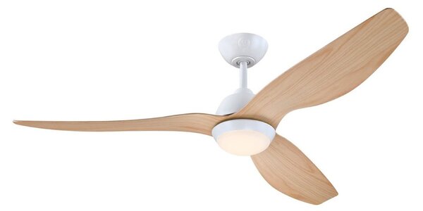 7316140 LED mennyezeti ventilátor, DC, csendes, 132 cm – Westinghouse Westinghouse, dimmable, Fa, Nappali, Műanyag, Modern