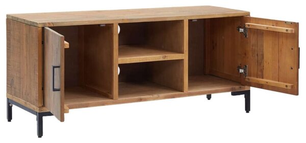 VidaXL Rusztikus TV-szekrény - Tömör Fenyőfa - 110x35x48 cm