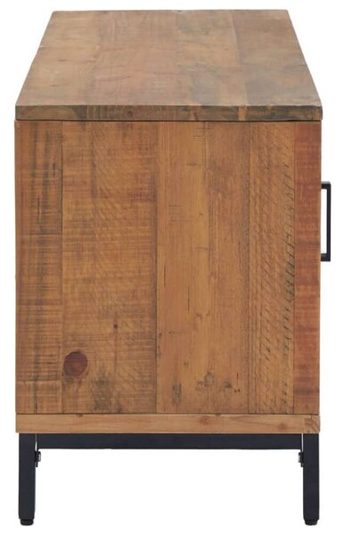 VidaXL Rusztikus TV-szekrény - Tömör Fenyőfa - 110x35x48 cm