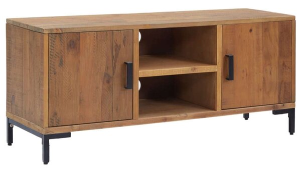 VidaXL Rusztikus TV-szekrény - Tömör Fenyőfa - 110x35x48 cm