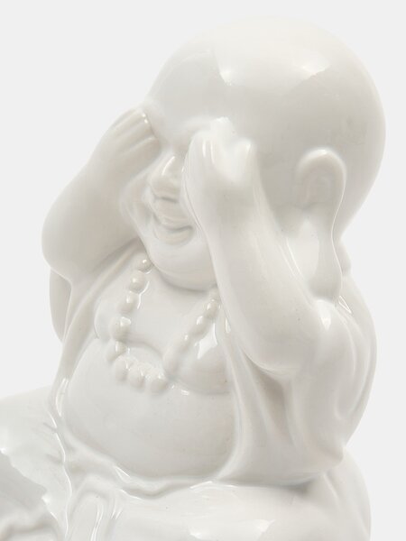 Sinsay - Álló kerámia dekoráció Buddha formában - fehér